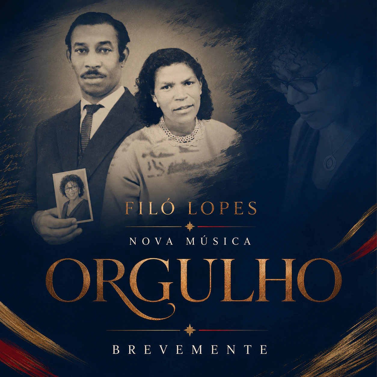 Imagem oficial de apresentação do single Orgulho